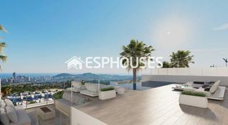 Casa a Balcón de Finestrat-Terra Marina. Villas de lujo de obra nueva en finestrat con vistas al mar