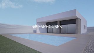 House in La Viña-Montemar-San Jaime. Villa moderna de obra nueva en aspe