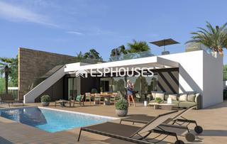 Casa aparellada a Bonalba-Cotoveta. Villa pareada de obra nueva en mutxamel