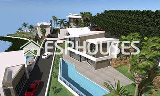 Casa a Maryvilla. Villa de lujo de obra nueva con vistas al mar en calpe