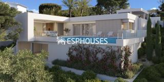 Maison à Cumbre del Sol. Villa de obra nueva con piscina en benitachell