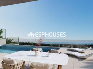 Maison à Agost. Proyecto de obra nueva en finestrat con vistas al mar