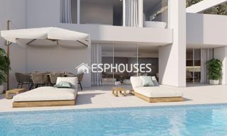 House in Altea la Vella. Chalet en altea grandes dimensiones, construcción en curso y vis