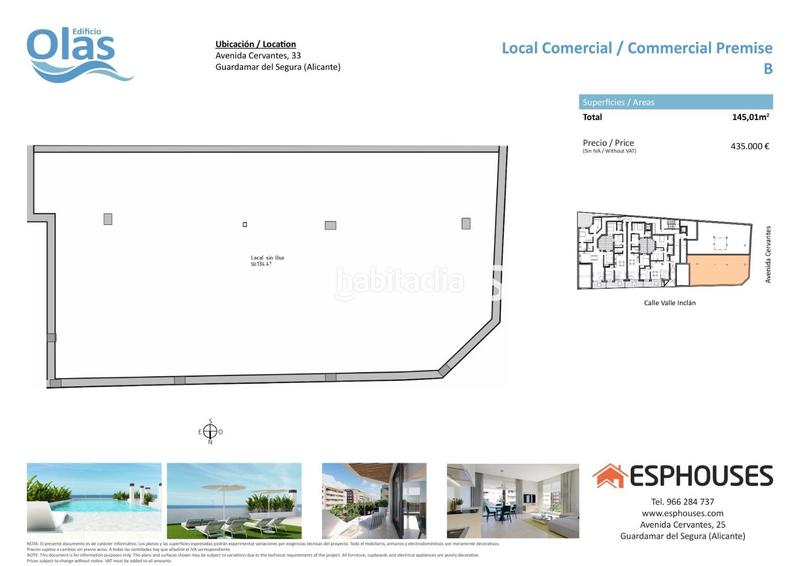 Foto b06425d4-d619-40bc-b75c-b991861dd9cc. Geschäftsraum in cervantes 33 in Guardamar Playa Guardamar del Segura