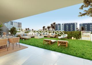 Planta baixa a Las Piscinas Naturales. Apartamento de obra nueva en planta baja en punta prima, a 250m