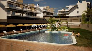 Rez-de-chaussée à Coloma. Apartamento de obra nueva en planta baja con terraza, garaje y z