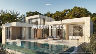 Maison à La Viña-Montemar-San Jaime. Exclusiva villa de lujo de obra nueva con vistas al mar en san j