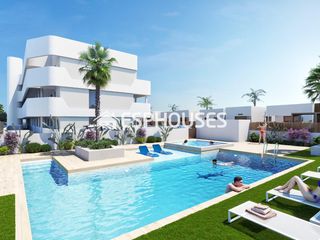 Apartamento en Las Lomas de Rame-Bahía Bella. Apartamento de obra nueva en primera línea de la serena golf con