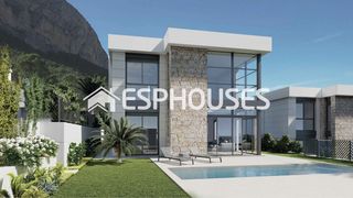 Chalet in Casco urbano. Villa contemporánea de obra nueva en dos plantas con 4 dormitori