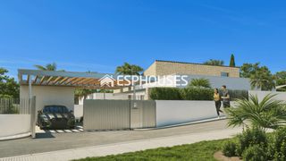 Xalet a Barranco Hondo. Villas de obra nueva con piscina privada en la nucía