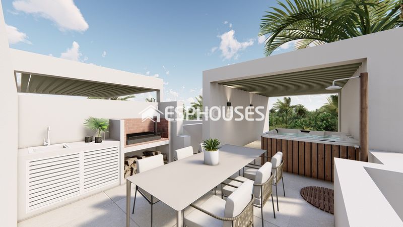 Foto 5b1ce539-2d02-4678-99b8-22751e003f77. Casa adossada amb calefacció piscina a Lo Marabú Rojales