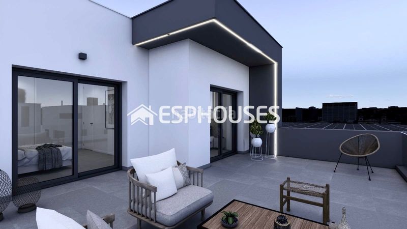 Foto 5769cefa-6c7e-402e-af89-adb6b57d8319. Chalet villa de obra nueva con piscina privada, solárium y sótano en Benijófar