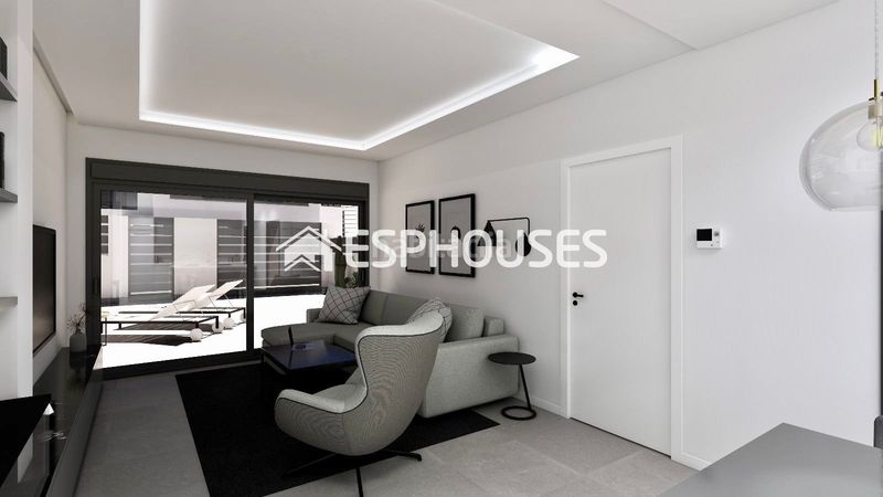 Foto d0d2d3f3-a893-437c-85de-5ee802eb7272. Chalet villa de obra nueva con piscina privada, solárium y sótano en Benijófar