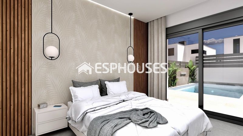 Foto edb70ef3-b777-4721-ae3a-e98f8c6ba229. Chalet villa de obra nueva con piscina privada, solárium y sótano en Benijófar