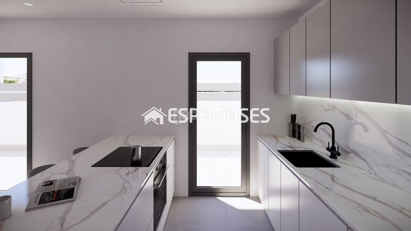Foto f1d3b773-cfe7-486a-bc7d-595c4b968af7. Chalet villa de obra nueva con piscina privada, solárium y sótano en Benijófar