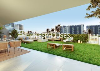 Planta baixa a Las Piscinas Naturales. Apartamento de obra nueva en planta baja en punta prima, a 250m