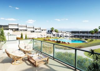 Casa in Balcón de Finestrat-Terra Marina. Adosado moderno de dos plantas con jardín, terraza y piscina com