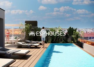 Penthouse in Las Piscinas Naturales. Ático de obra nueva con gran terraza y solárium privado a 400 m