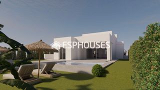 Chalet in Algorfa. Exclusiva villa independiente de obra nueva con piscina privada