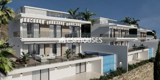 Xalet a Golf Bahía. 5 villas modernas de lujo con vistas al mar en sierra cortina