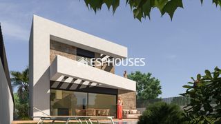 Xalet a Finestrat Pueblo. Proyecto de villas de obra nueva junto puig campana golf en fine