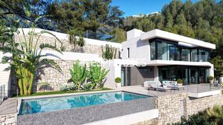 Chalet in La Fustera. Villa de lujo de obra nueva con vistas panorámicas al mar en rac