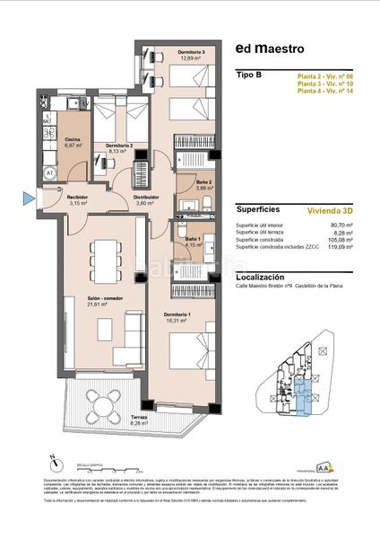 Foto a85b2b29-2d46-4786-b3cf-c70c5c731433. Flat with heating in Avenida de Valencia - Avenida de Casalduch Castellón de la Plana