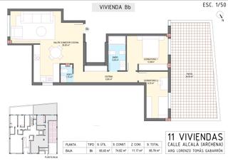 Rez-de-chaussée à Archena. Vendemos piso de nueva construcción en planta baja en archena