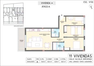 Appartement à Archena. Vendemos ático de nueva construcción en archena