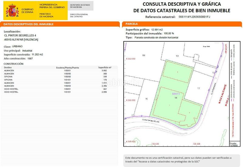 Foto b4ce761a-5921-4547-9ef6-537cee504fca. Bâtiment à usage industriel avec chauffage dans Alfafar