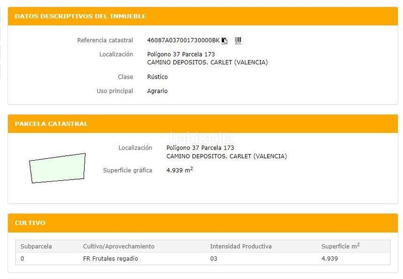 Foto 4405035e-b451-4a92-b9d8-a3db040b9e01. Fondo rustico in Carlet