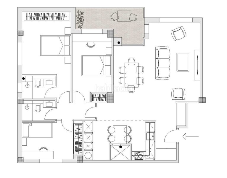 Foto 89f819f7-2763-4231-a35a-9873576b9273. Piso en calle doctor múgica 17 piso completamente a reformar junto al centro en Logroño