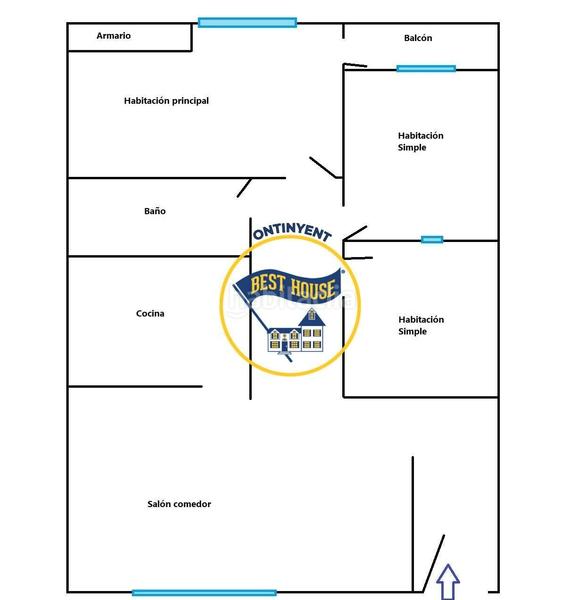 Foto 4f5d322d-e24f-48df-b9ca-2fdc08d9d427. Appartamento in Sant Josep-Zona Hospital Ontinyent