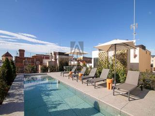 Location Appartement  Consell de cent. Excelente piso de obra nueva con terraza en alquiler temporal en