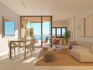 Piso en Les Salines-Pla de Sant Pere. Piso de obra nueva en venta con piscina comunitaria en primera l