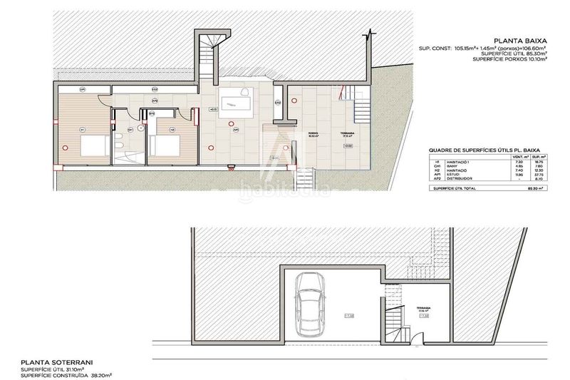 Foto 38564e30-fd34-4960-a7c6-b7278ca34ea8. Casa amb aparcament piscina a les botigues de Sitges Sitges