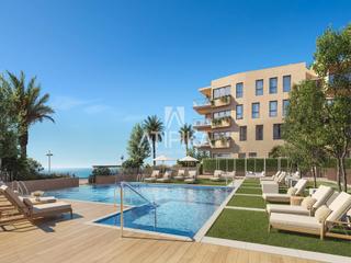 Piso en Les Salines-Pla de Sant Pere. Piso en venta a estrenar con piscina comunitaria en primera líne