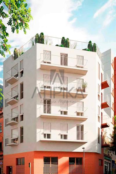 Foto 55de2b81-5b19-4820-afac-eb66a29ce811. Piso  de obra nueva con piscina comunitaria en venta en el Baix Guinardó en Barcelona