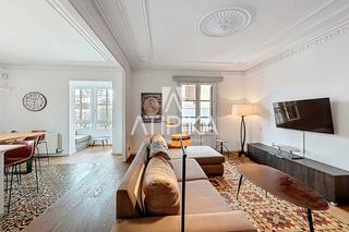 Location Appartement à L´Antiga Esquerra de l´Eixample. Piso de alto standing en alquiler temporal junto a plaça catalun