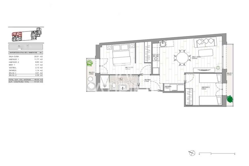 Foto c77c4344-eaaa-40f4-9b92-4a1a26fe9443. Attico con riscaldamento in Can Vidalet Esplugues de Llobregat
