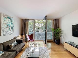 Alquiler Piso en Dreta de l´Eixample. Vivienda de 90m2  en alquiler temporal de 2 habitaciones y 2 bañ