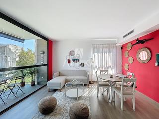 Miete Etagenwohnung in Diagonal Mar i el Front Marítim del Poblenou. Piso en alquiler temporal con parking, piscina y jardín comunita