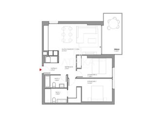 Piso en Les Salines-Pla de Sant Pere. Piso de obra nueva de dos dormitorios en venta a escasos metros