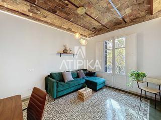 Miete Etagenwohnung in Sant Antoni. Alquiler temporal de diseño con 2 habitaciones dobles en sant an