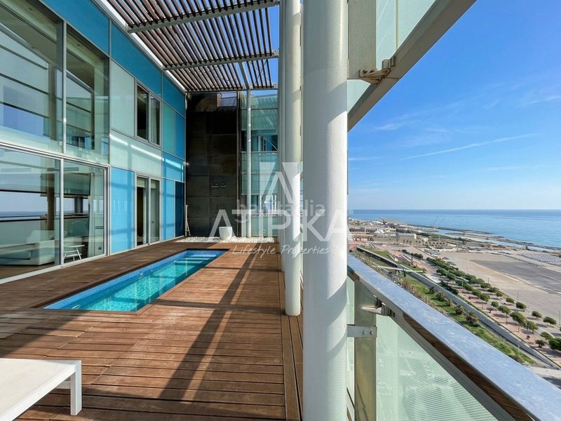Foto 91633339-1319-4b87-b338-1012e2206cb5. Miete dachwohnung mit parking pool in Diagonal Mar i el Front Marítim del Poblenou Barcelona