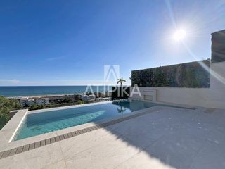 Affitto Casa in Les Botigues de Sitges. Casa independiente con espectaculares vistas al mar en alquiler