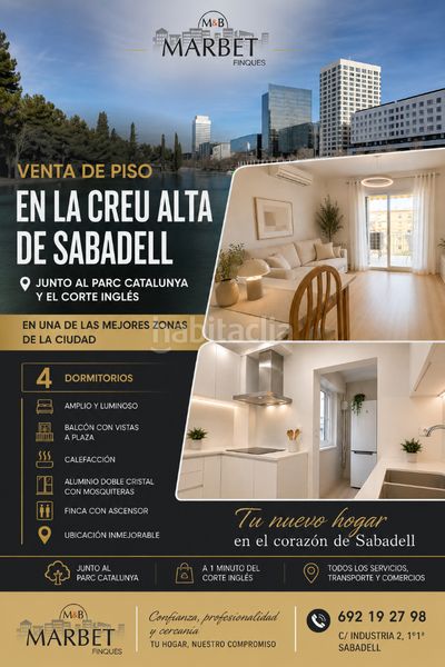 Foto d49de5aa-8f5c-49a8-915e-01ba4fde4b62. Pis amb calefacció a Creu Alta Sabadell