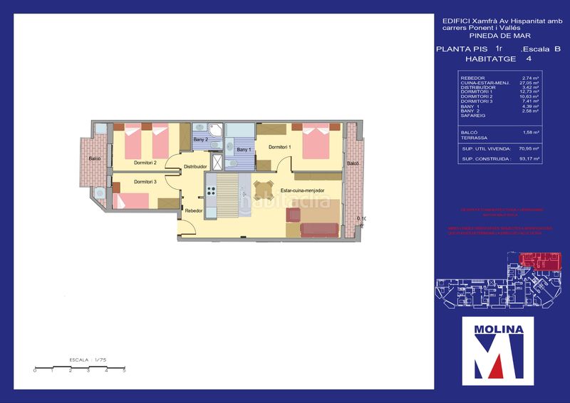 Foto f9a686cb-3b31-476b-bf44-50c073a1a8c4. Edifici a avinguda hispanitat 31 a Poblenou Pineda de Mar