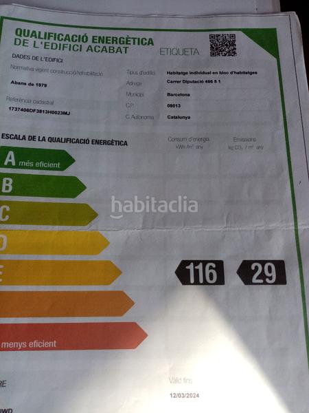 Foto 87d81084-5f8e-447e-941a-869f812c58a7. Appartamento in carrer de la diputació 466 in Fort Pienc Barcelona