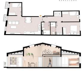 Etagenwohnung in Calle sant ildefons 33. Atico en venta en sant andreu